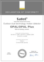 Извещатель охранный цифровой комбинированный Satel OPAL PLUS