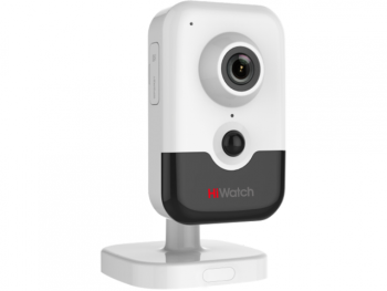 Компактная IP-видеокамера HiWatch DS-I214W(B) (4 mm) 2Мп c ИК-подсветкой до 10м и WiFi