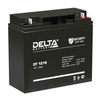 Аккумулятор Delta 12V 18Ah DT 1218