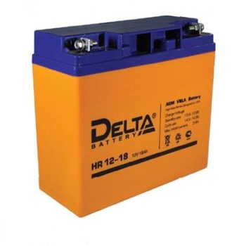 Аккумулятор Delta 12V 18Ah HR 12-18