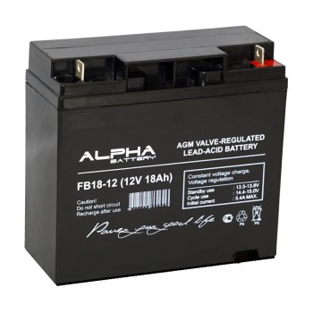 Аккумулятор ALFA Battery 12V 18Ah FB 18-12