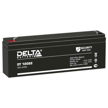 Аккумулятор Delta 12V 2,2Ah DT 12022
