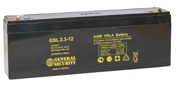 Аккумулятор General Security 12V 2,3Ah GSL2.3-12 