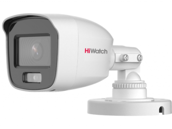 Цилиндрическая HD-TVI видеокамера HiWatch DS-T200L (3.6 mm) с LED-подсветкой до 20м