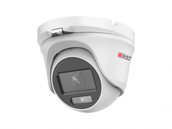 Купольная HD-TVI видеокамера HiWatch DS-T203L (2.8 mm) с LED-подсветкой до 20м