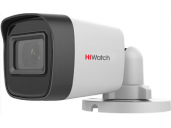 Цилиндрическая HD-TVI видеокамера HiWatch DS-T500 (С) (2.8 mm) с EXIR-подсветкой до 30м