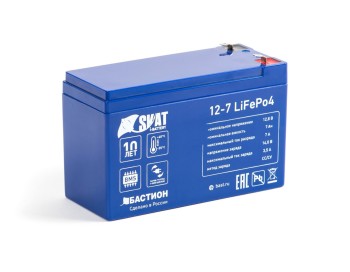 Аккумулятор Li-ion Бастион Skat i-Battery 12-7 LiFePo4