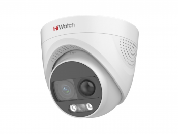 Купольная HD-TVI видеокамера HiWatch DS-T213X (2.8 mm) с PIR-датчиком и EXIR подсветкой до 20м