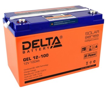 Аккумулятор 12V 100Ah Delta GEL 12-100