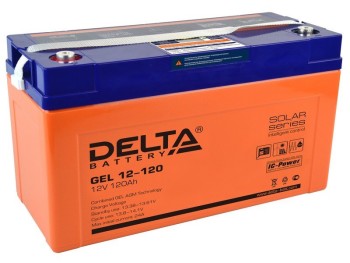 Аккумулятор 12V 120Ah Delta GEL 12-120