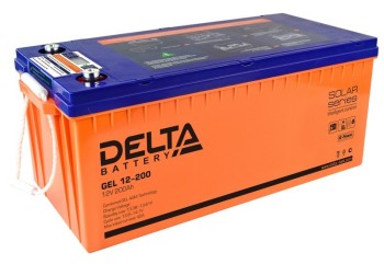 Аккумулятор 12V 200Ah Delta GEL 12-200