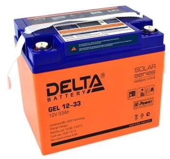 Аккумулятор 12V 33Ah Delta GEL 12-33