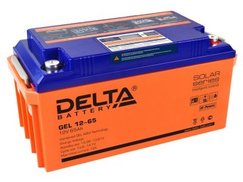 Аккумулятор 12V 65Ah Delta GEL 12-65