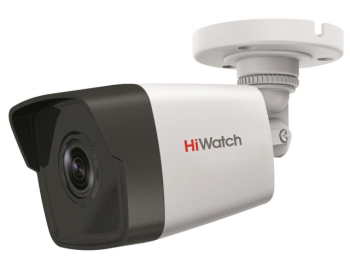 Цилиндрическая IP-видеокамера HiWatch DS-I450M (2.8 mm) HiWatchс EXIR-подсветкой до 30м и микрофоном