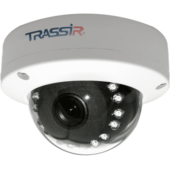 Купольная IP-видеокамера Trassir TR-D4D5 2.8 с ИК-подсветкой до 15 м