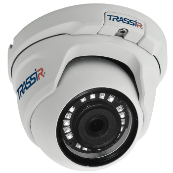 Купольная IP-видеокамера Trassir TR-D4S5 2.8 с ИК-подсветкой до 25 м