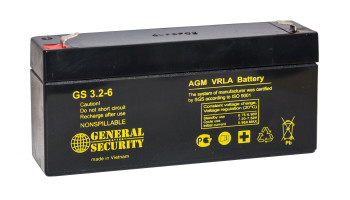 Аккумулятор 6V 3,2Ah General Security GS 3,2-6