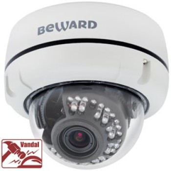 Купольная IP-видеокамера Beward B1510DV с ИК-подсветкой до 20 м