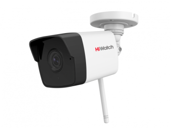 Цилиндрическая IP-видеокамера HiWatch DS-I250W(C) (4 mm) c EXIR-подсветкой до 30м и WiFi