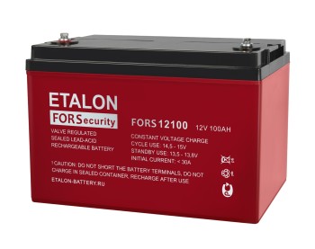 Аккумулятор 12V 100Ah ETALON FORS 12100