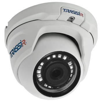 Купольная IP-видеокамера Trassir TR-D2S5 v2 2.8 с ИК-подсветкой до 25 м