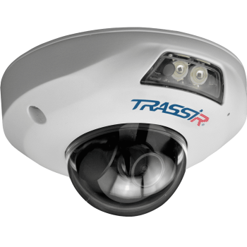 Купольная IP-видеокамера Trassir TR-D4121IR1 v6 (2.8мм) с ИК-подсветкой до 15 м