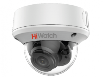 Купольная HD-TVI видеокамера HiWatch DS-T508 (2.7-13.5 mm) с EXIR-подсветкой до 40 м