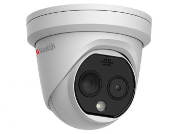 Купольная двухспектральная IP-видеокамера HiWatch IPT-T012-G2/S с EXIR/LED-подсветкой до 15/30 м