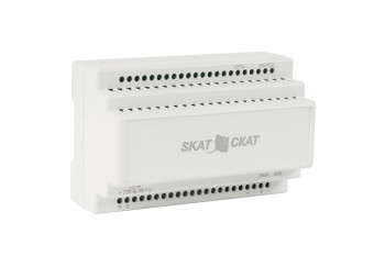 SKAT-24-4.0 DIN, источник питания 24В 4А АКБ внеш.12-17Ач ток заряда 4,0–Iнагр.