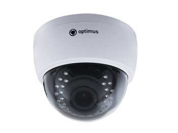 Купольная IP-видеокамера Optimus IP-E022.1(2.8-12)P_V.4 с ИК-подсветкой до 22 м