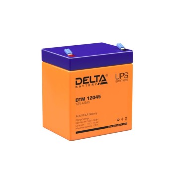 Аккумулятор Delta 12V 4,5Ah DTM 12045
