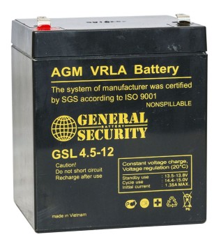 Аккумулятор General Security 12V 4,5Ah GSL4.5-12 