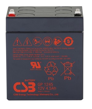 Аккумулятор CSB 12V 4.5Ah GP1245