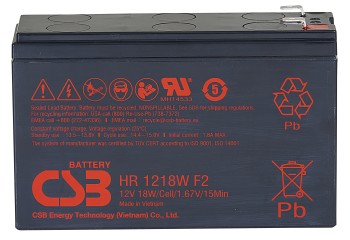 Аккумулятор CSB 12V 4.5Ah HR1218W