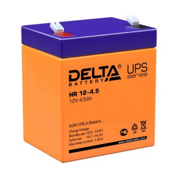 Аккумулятор Delta 12V 4.5Ah HR 12-4.5