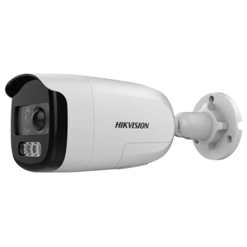 Цилиндрическая HD-TVI видеокамера Hikvision DS-2CE12DFT-PIRXOF(3.6mm) с сиреной и подсветкой до 40 м