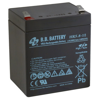 Аккумулятор BB Battery 12V 5,8Ah HR5,8-12 