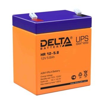 Аккумулятор Delta 12V 5.8Ah HR 12-5.8