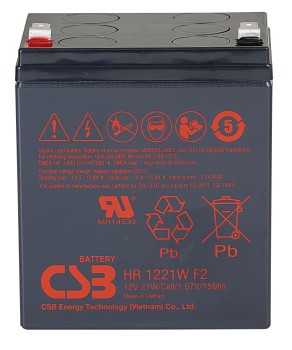 Аккумулятор CSB 12V 5Ah HR1221W