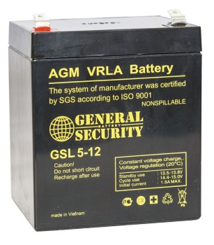 Аккумулятор General Security 12V 5Ah GSL5-12 