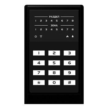 Кодовая панель кнопочная Мираж-КД-04 (black)