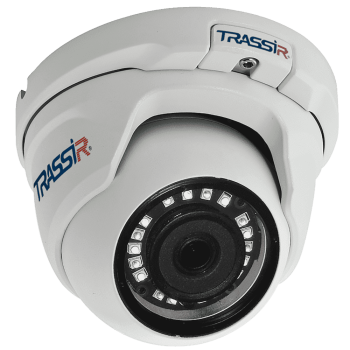Купольная IP-видеокамера Trassir TR-D4S5 v2 2.8 с ИК-подсветкой до 25 м