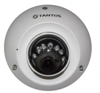 TSi-Dn535F (2.8-12) Tantos Купольная IP-видеокамера с ИК-подсветкой до 10 м