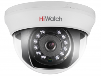 Купольная HD-TVI видеокамера HiWatch DS-T101 (2.8) с ИК-подсветкой до 20м