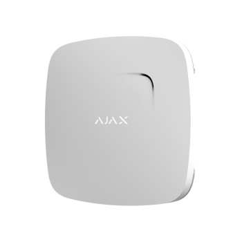 Беспроводной датчик дыма, температуры и угарного газа Ajax FireProtect white