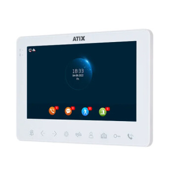 AT-I-M711F/T White ATIX Монитор видеодомофона