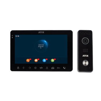 AT-I-K711F/T Black ATIX Комплект видеодомофона