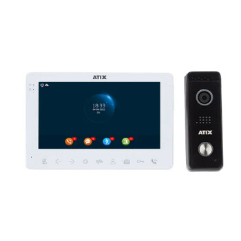 AT-I-K711F/T White ATIX Комплект видеодомофона