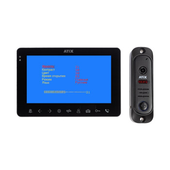AT-I-K710C/T Black ATIX Комплект видеодомофона