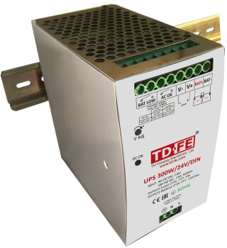 UPS 300W/24V/DIN Faraday Блок бесперебойного питания